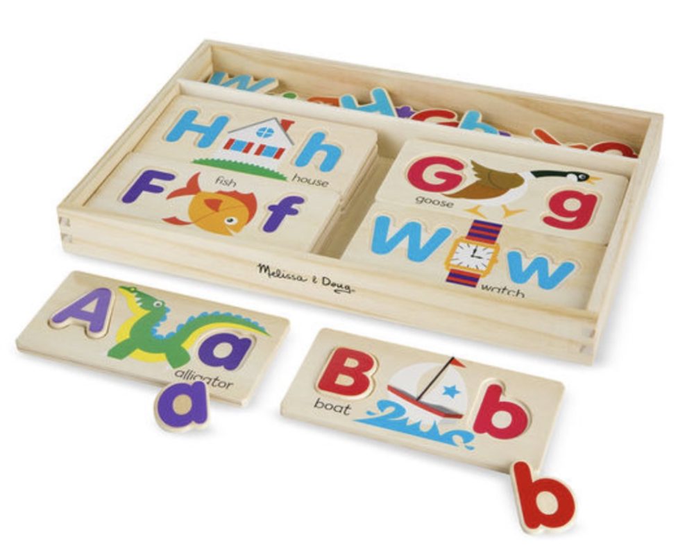 木製アルファベットパズル（大文字＆小文字）【英会話講師推奨】 - こども英会話教室ChoCco
